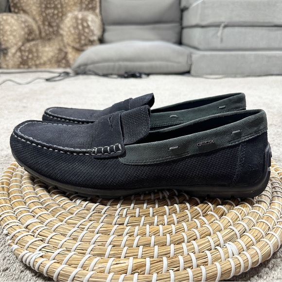 Geox Men’s Respira Loafers Slip On Moccasin Shoes 2Fit Suede Navy 42.5/US 9.5 main image 7